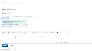 Brightspace (Desire to Learn / D2L) Dropbox Submissions