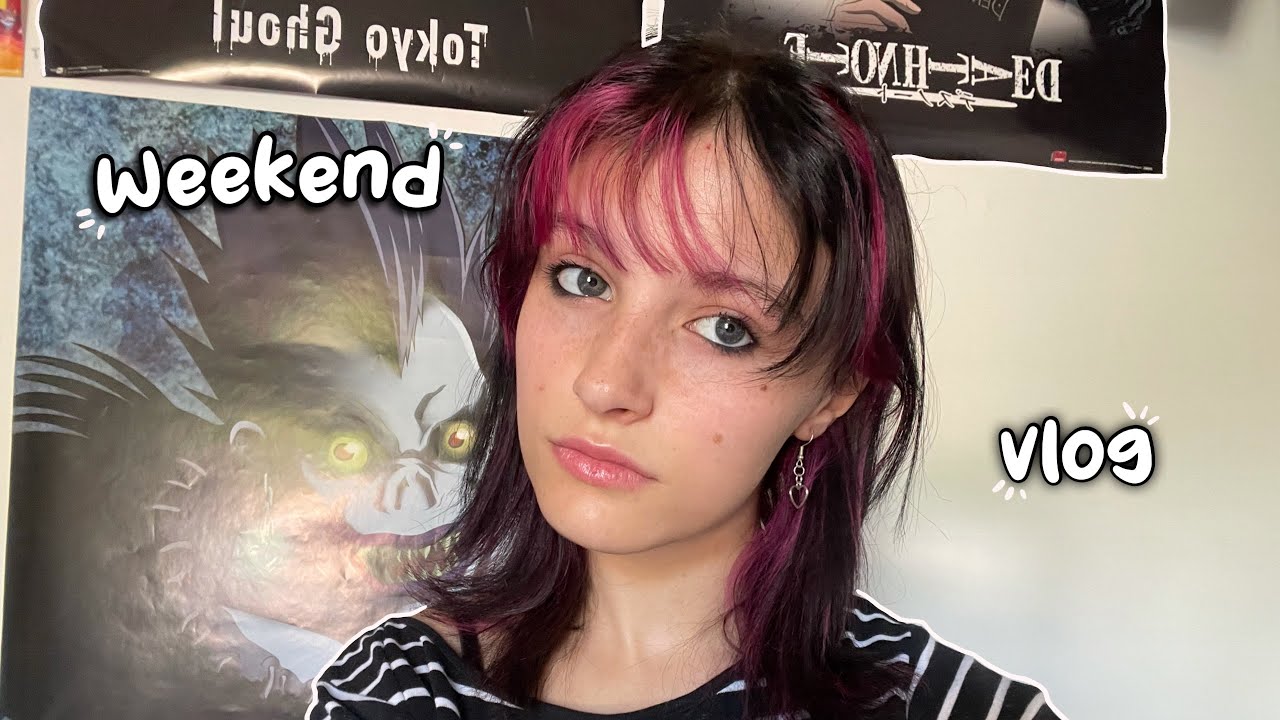 a random weekend vlog 🎀 studying, working, what i eat, skincare