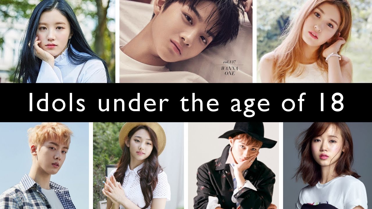 Kpop Idols Under The Age Of 18 July 2017 Youtube