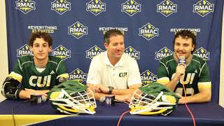 CUI MLAX RMAC Championship Postgame Interviews