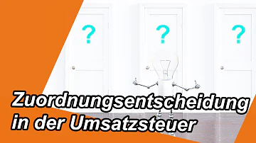 Was bedeutet Zuordnung zum Unternehmensvermögen?