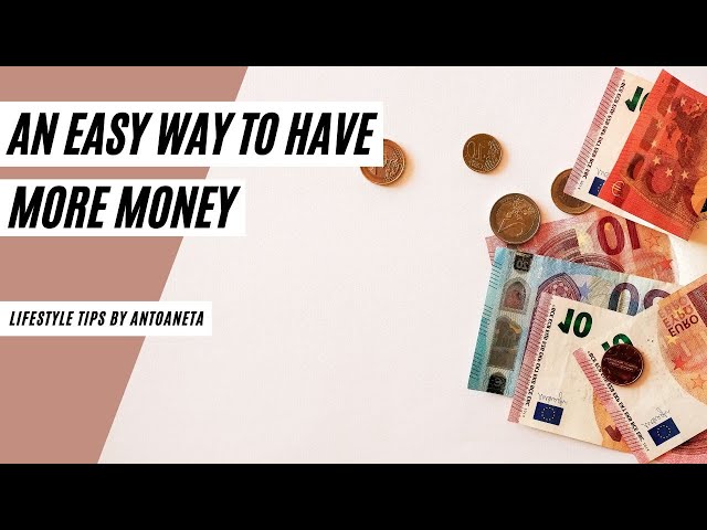 An Easy Way to Have More Money (Get Rich) #short