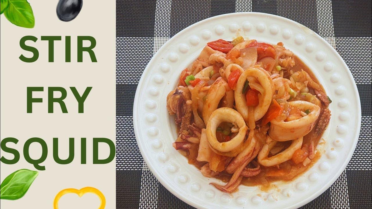 Stir Fry Squid Recipe Quick and Easy Recipe and Delicious - YouTube