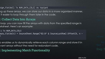 Mastering Loop Declaring Variables in Arrays with VBA