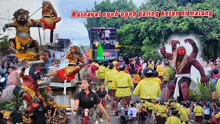 Karnaval pawai ogoh-ogoh desa Arjowilangun sound system full horreg