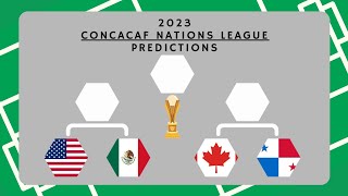 2023 CONCACAF Nations League Predictions 🇺🇲🇲🇽🏆🇨🇦🇵🇦