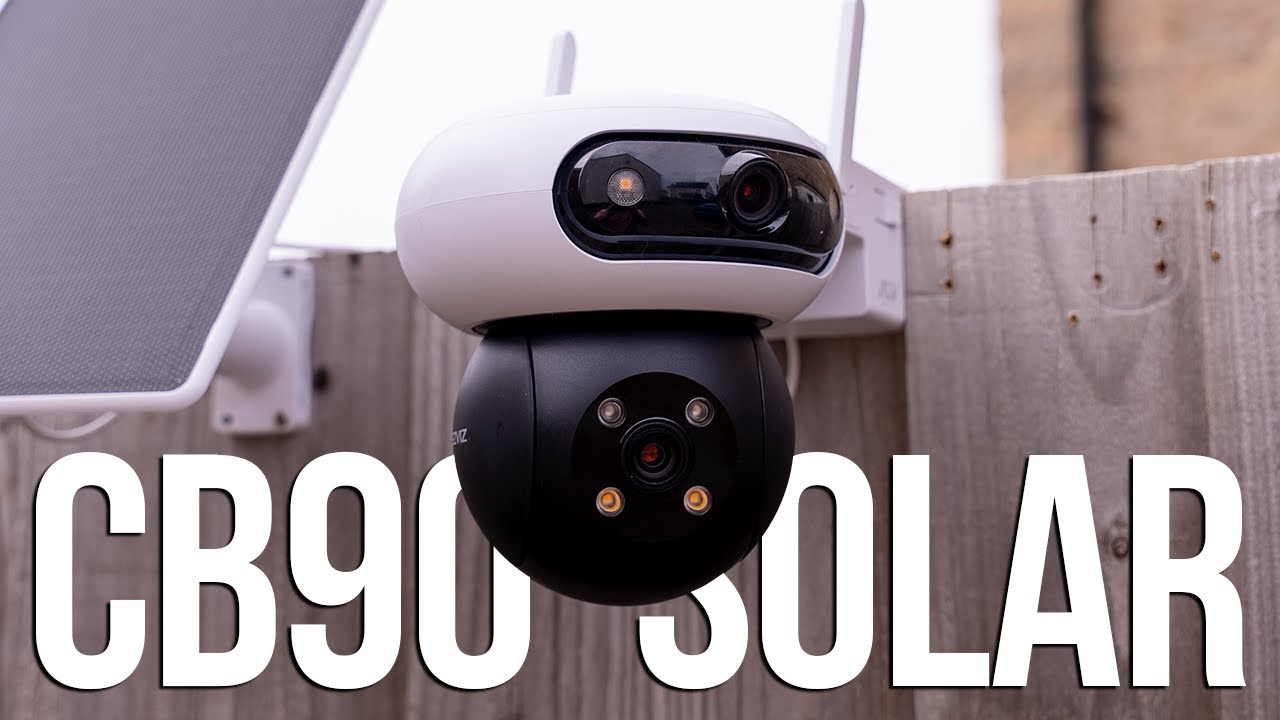 EZVIZ CB90 - Dual PTZ & Solar Power! - YouTube
