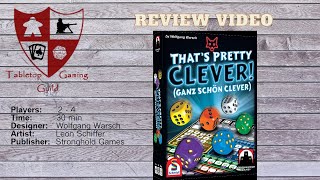 That's Pretty Clever! (Ganz schön clever) Board Game Review