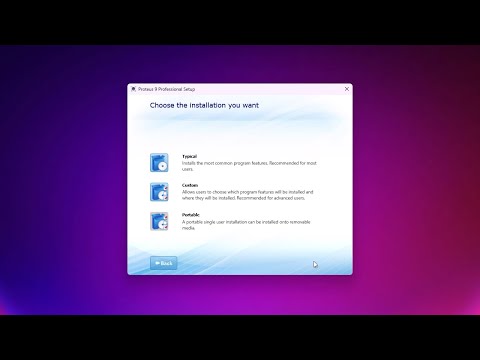 Proteus 9 Installation Methods - video from Labcenter Electronics