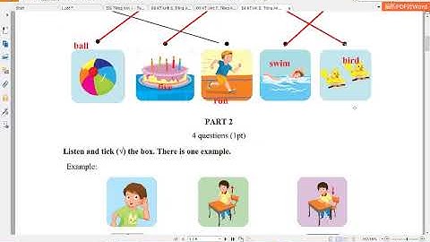 Giải Đề Thi Học Kì 2 Tiếng Anh Lớp 1 Smart Start (Đề số 2) năm học 2023-2024 (Có Bài Nghe)