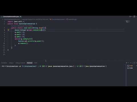 Queue Implementation Using Java Collection Framework | Java DSA