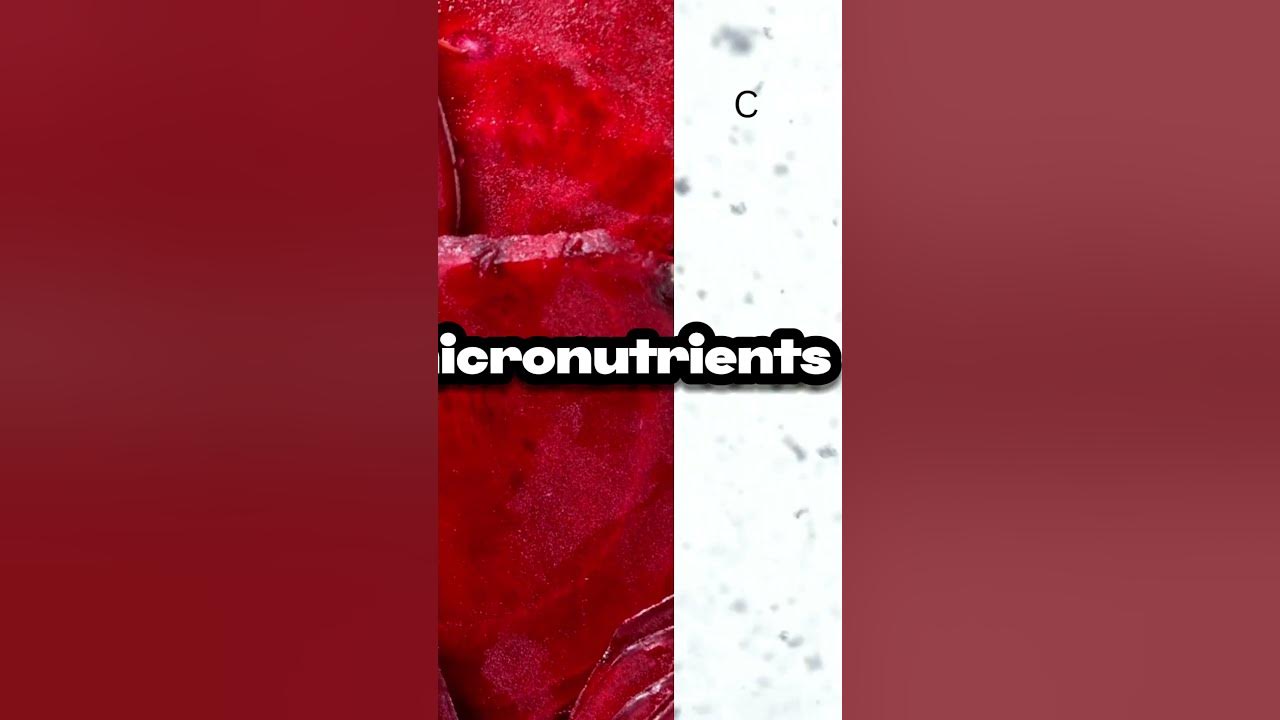 Nutritional value of beets beetroot shorts youtube