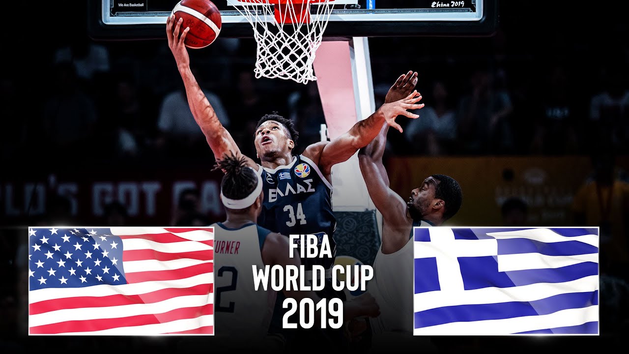 USA 🇺🇸 v Greece 🇬🇷 Classic Full Game FIBA Basketball World Cup 2019