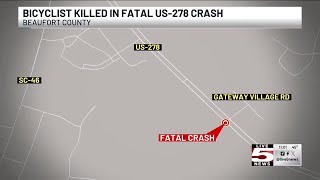VIDEO: Vehicle in Beaufort Co. collides with bicyclist resulting in fatality