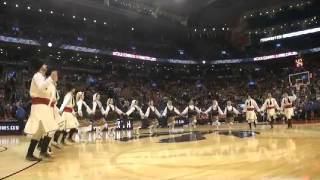 Serbian Folklore Ensemble “KOLO” at ACC, 2016-Mar-10, NBA halftime: Raptors vs. Atlanta Hawks/ LO