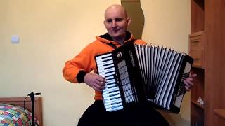 Przez twe oczy zielone Akcent cover akordeon accordion chords