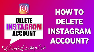 How to delete Instagram account permanently or temporarily 2022 in Hindi/Urdu