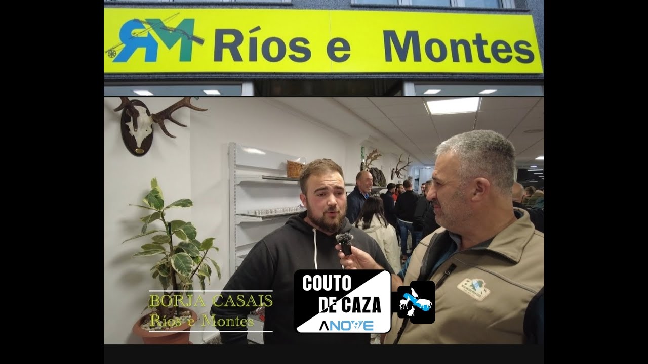 COUTO DE CAZA EN LA NUEVA TIENDA DE RIOS E MONTES