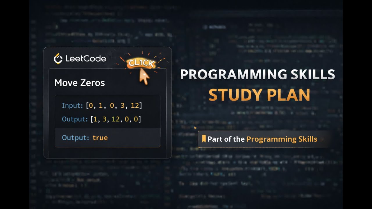 Leetcode 283. Move Zeroes Solution - YouTube