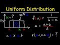 Continuous Probability Uniform Distribution Problems