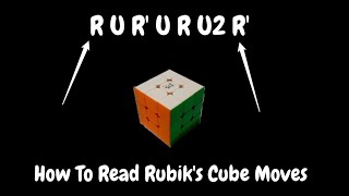 How To Read the Moves on a Rubik's Cube (Cube Notation Tutorial)