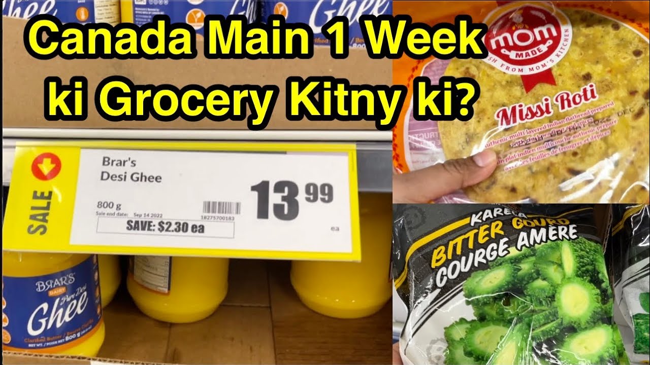Canada Main 1 Week ki Grocery Grocery Prices in 2022 Freshco