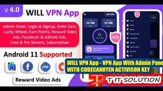 WILL VPN App With Admin Panel Fast VPN Refer & Earn Reward Lucky Wheel ADMIN PANEL FULL TUTIRIAL V4 screenshot 5