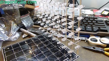 LED Cube Build Video -Banggood product 1091209