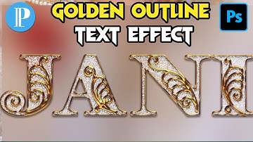 golden outline font editing 2022 | goldan glass font editing