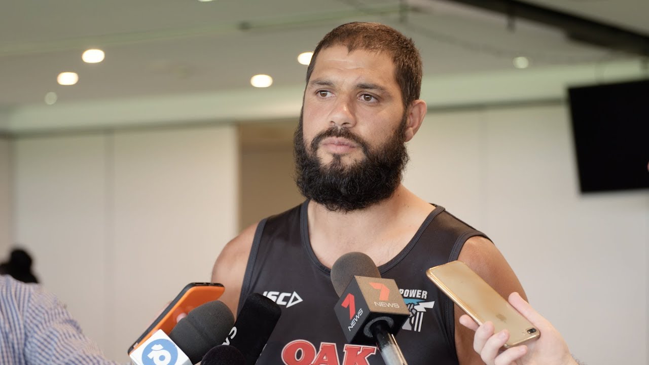 Paddy Ryder press conference - 21 march 2019 port power fixture