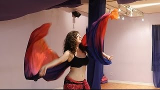 Bellydance wih Veil: Learn how to do Veil Juggling with Anuka