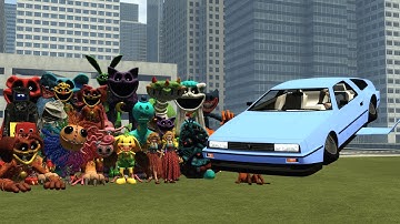 Huggy, Catnap & Yarnaby Jumpscares | Garry