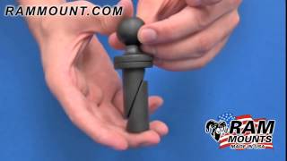 RAM Attwood Fish On Wedge Base with 1 Ball YouTube 720p