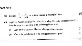 ECZ MATH 2023 GCE P2 | Q3