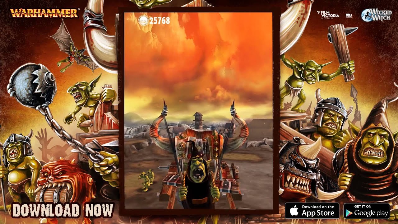 Warhammer Snotling Fling Official Trailer - iOS/Android