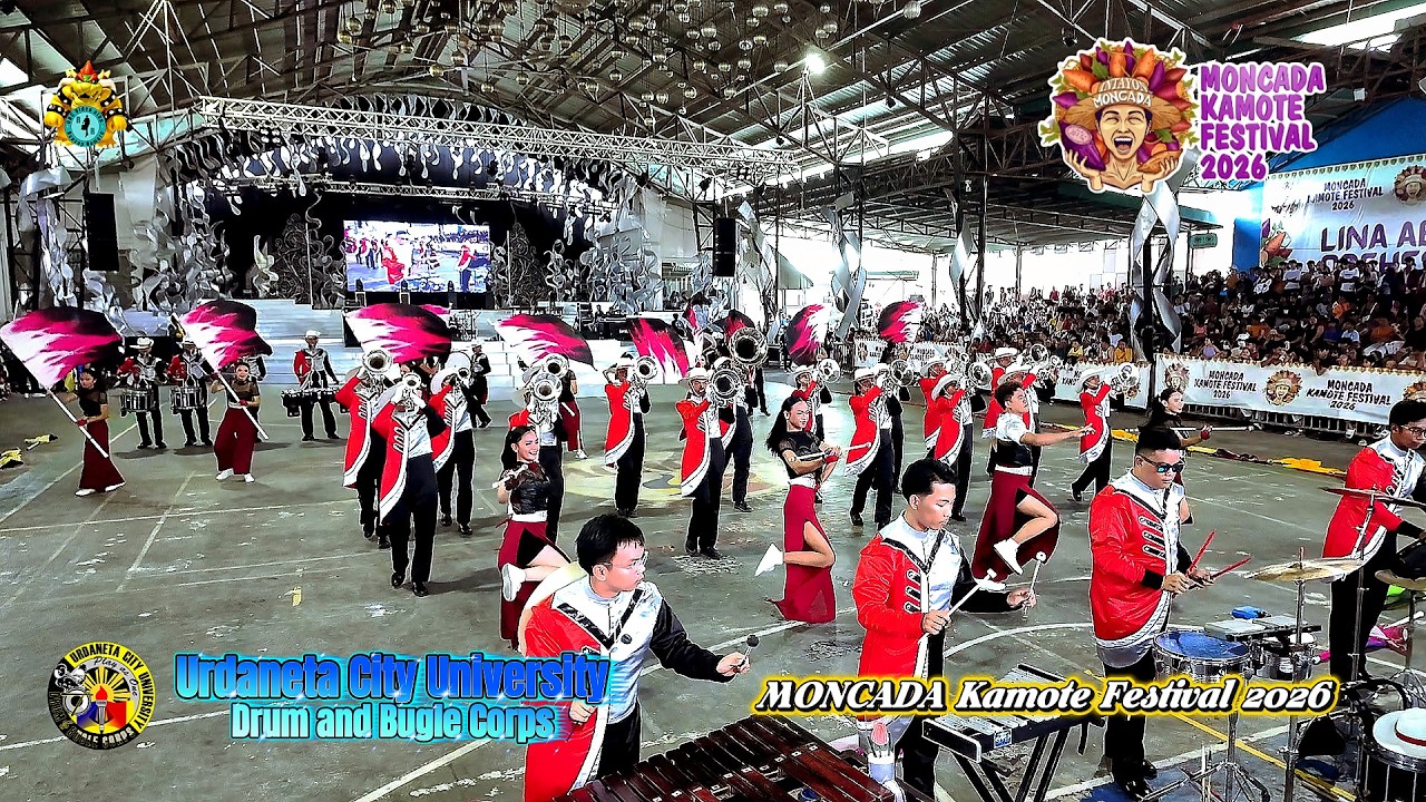 MONCADA Kamote Festival 2026 - Urdaneta City University DBC video of DBC Drill Exhibition in Moncada