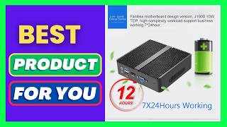 Firewall Router pFsense Fanless Mini PC Celeron J1900 J4125 4 Core 4 LAN