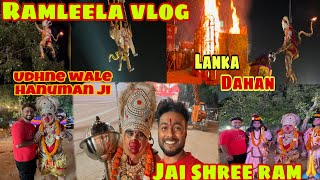 RAMLEELA VLOG🤗KAROL BAGH | HANUMANJI NE KIYA LANKA DAHAN😍🙏|| JAI SHREE RAM|​⁠@Avinashmotovlogs_