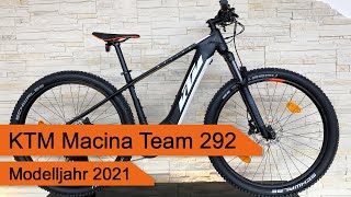 KTM Macina Team 292 / KTM Macina Team 272 - Modelljahr 2021 - YouTube