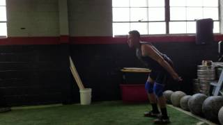 Jumps and sprints with prowler