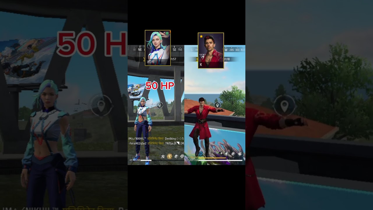 K VS LILA CHARACTER ABILITY TEST