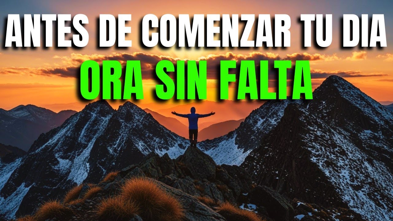🙏 Oración Poderosa de la Mañana | Para Resistir la Tentación y Caminar con Dios 🕊️