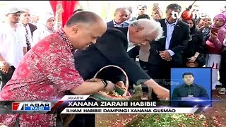 Momen Haru Xanana Gusmao Berziarah ke Makam BJ Habibie Ditemani Ilham Habibie