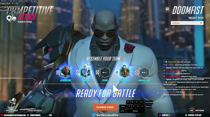 Overwatch 2 Rollout Doomfist God GetQuakedOn Tryhard & Top Ranked Gameplay