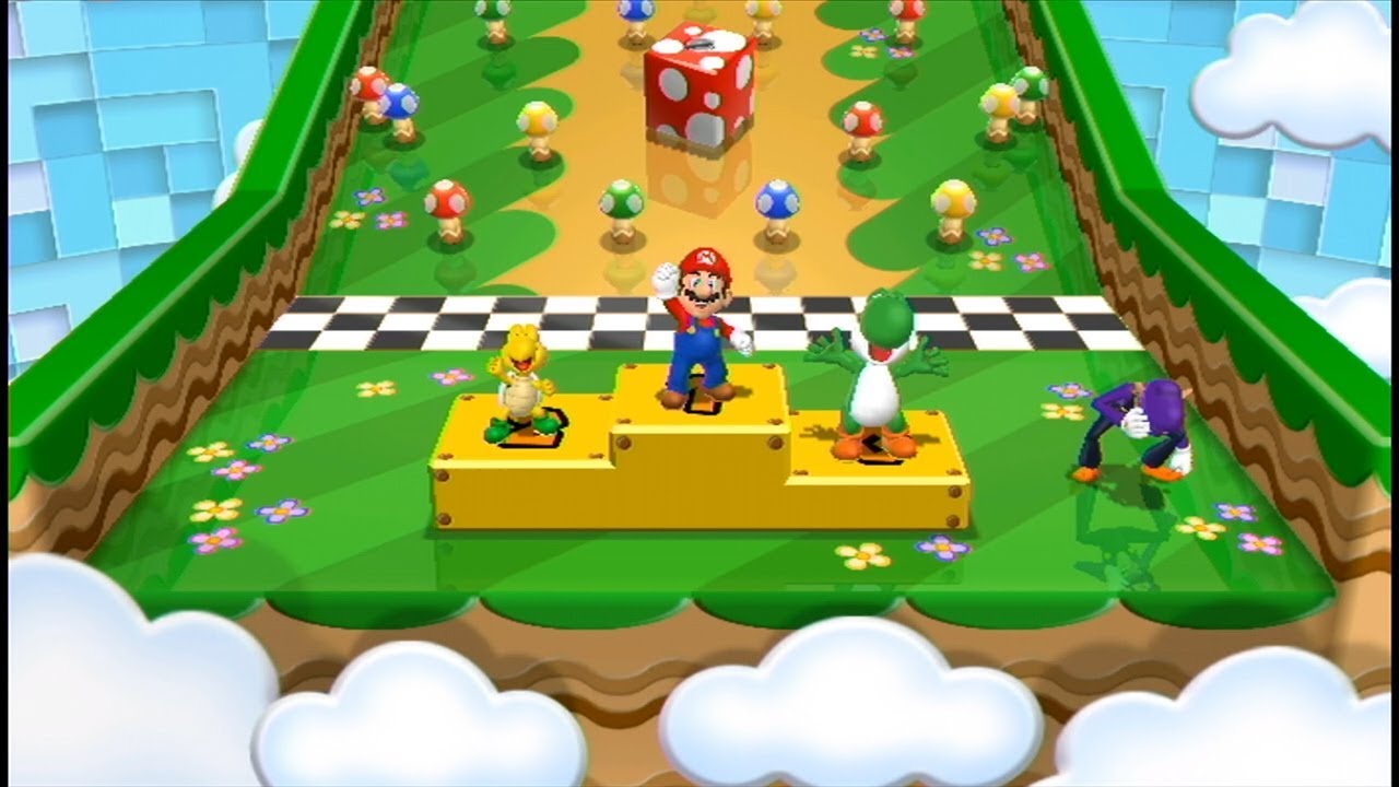 1人でマリオパーティー9やってみた(運まかせピンボール) - YouTube