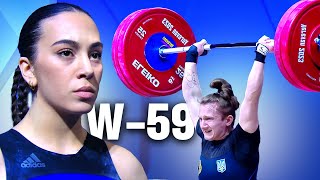 W-59kg European Weightlifting Championships 2023
