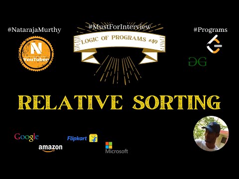 Relative Sorting |