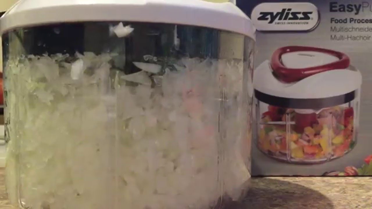 Zyliss Food Processor At work! YouTube