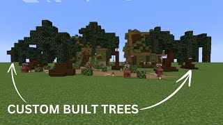 Building Around My Minecraft Builds: Custom Trees