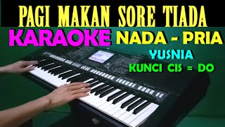 GUBUK DERITA - Yusnia | KARAOKE NADA PRIA